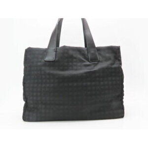 Chanel Line Tote Leather Shoulder Bag Black Travel Handbag Bag